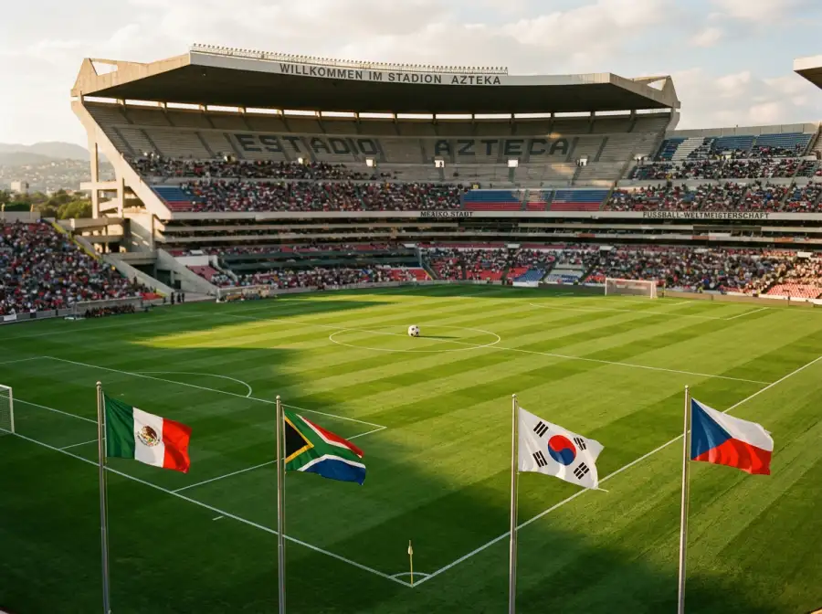 Gruppe A der WM 2026 mit Mexiko, Südafrika, Südkorea und Tschechien