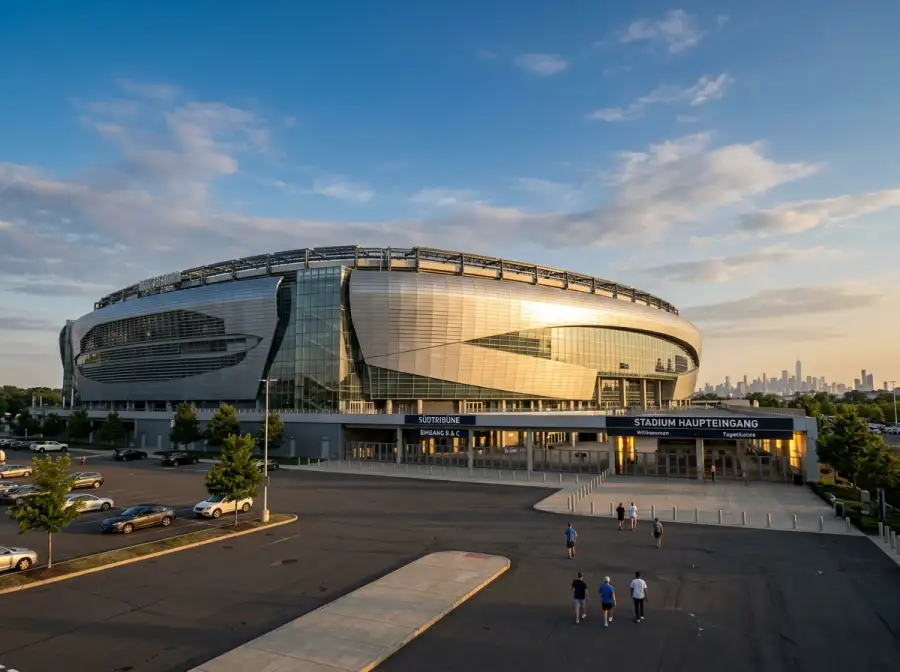 MetLife Stadium in East Rutherford New Jersey als Finalstadion der WM 2026